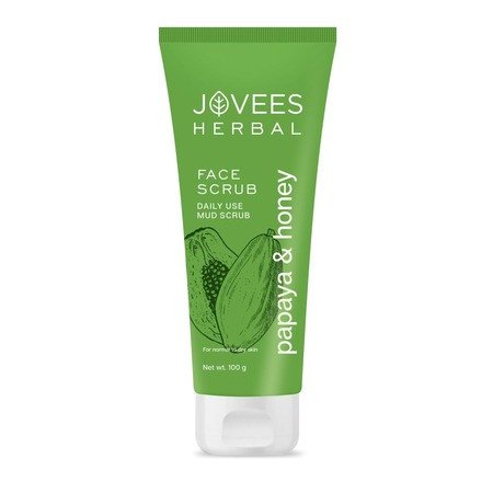 Jovees Herbal Papaya & honey Face Scrub For Normal to Dry Skin 100ml