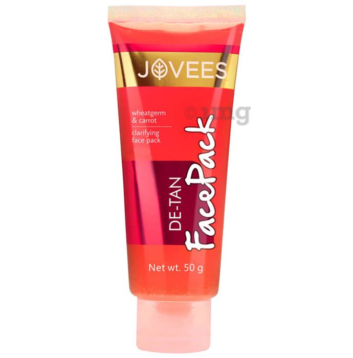 Jovees Herbal De-Tan Face Pack For Women/Men| Tan Removal and Skin brightening