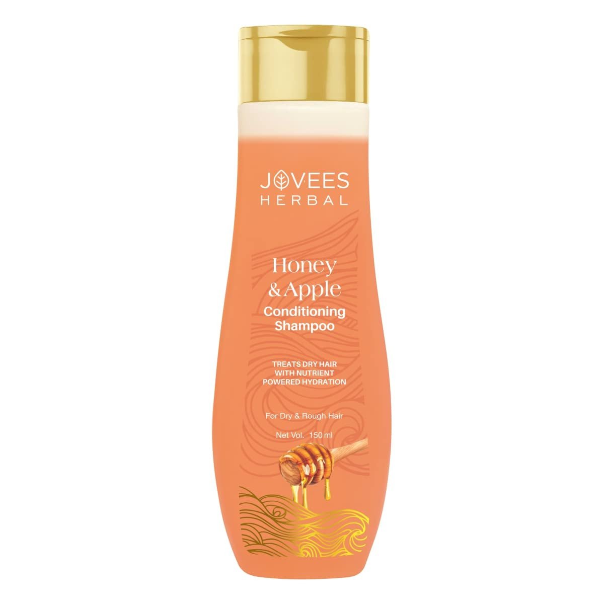 Jovees Herbal Honey & Apple Conditioning Shampoo | With Peach And Aloe Vera Extracts | For Dry And Rough Hair