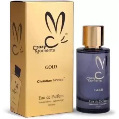 Crazy Moments Gold Christian Monica Eau de Parfum - 100 ml  (For Men & Women)