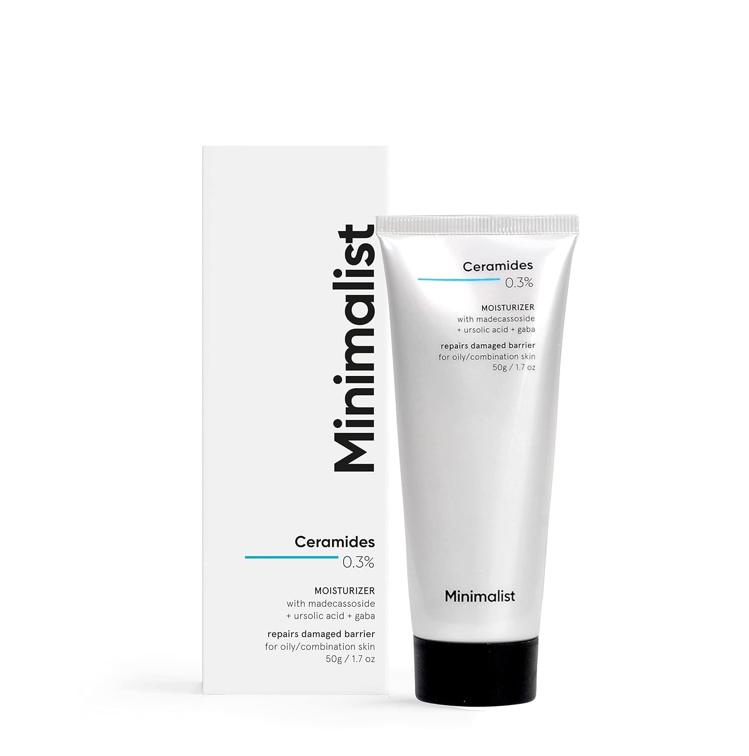 Minimalist 0.3% Ceramide Face Moisturizer For Barrier Repair | Repairing Face Moisturizing Gel Cream | 50g