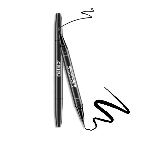 Maliao Charming 2-in-1 Liquid Eyeliner - 12-Hour Long-Lasting and Waterproof Eleganc