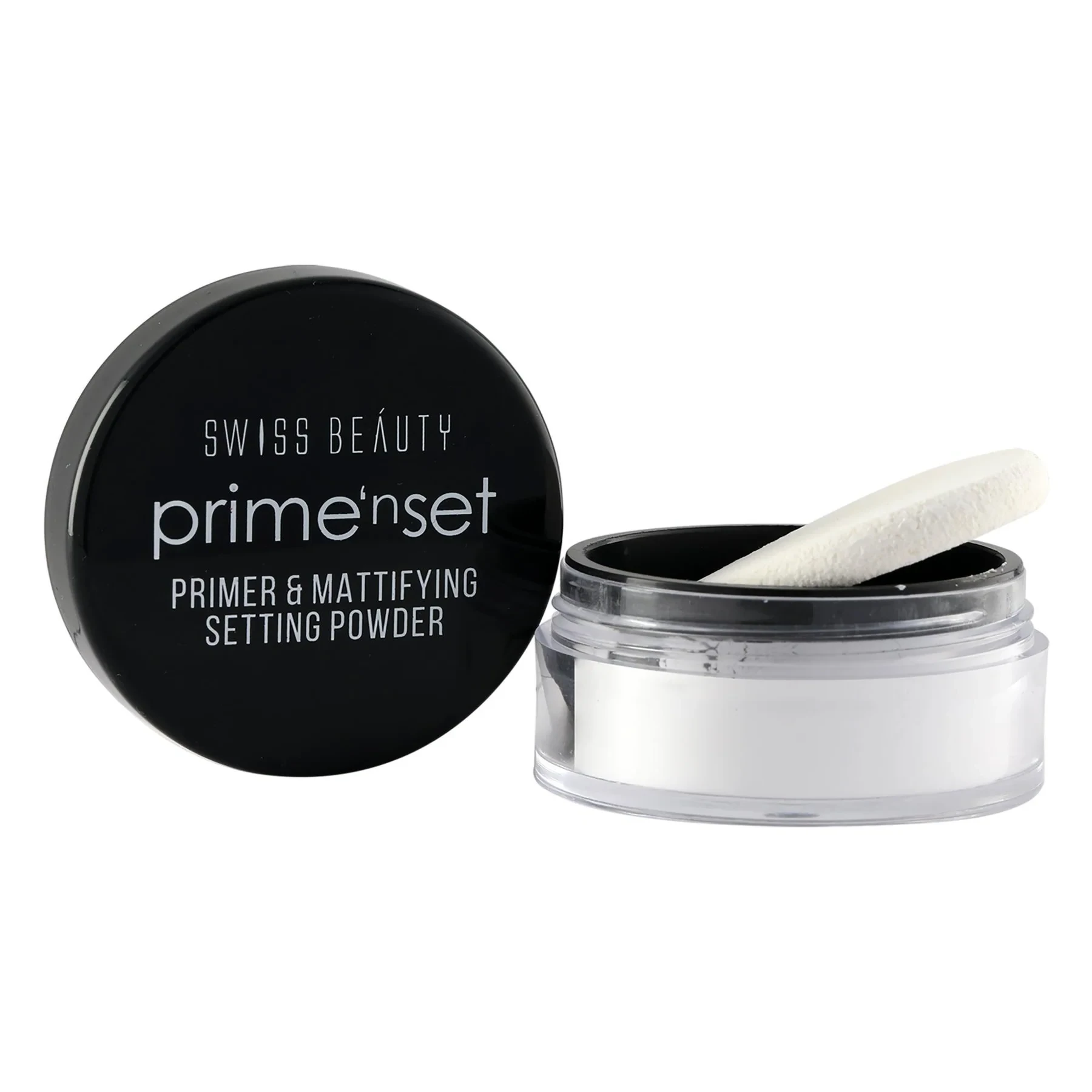 Swiss Beauty Primer Mattifying Setting Powder With Spf 15 |Translucent Powder For Face Makeup 10g SB1304