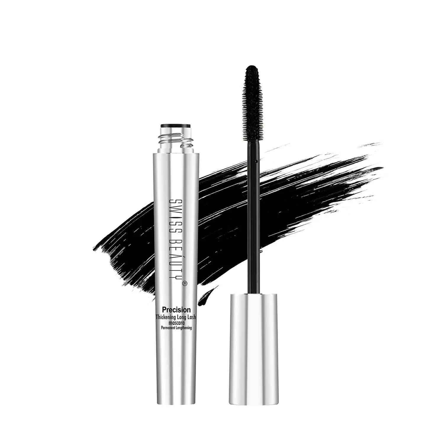 Swiss Beauty Precision Thickening Long Lash Deep Black Mascara - 10mL SB 10