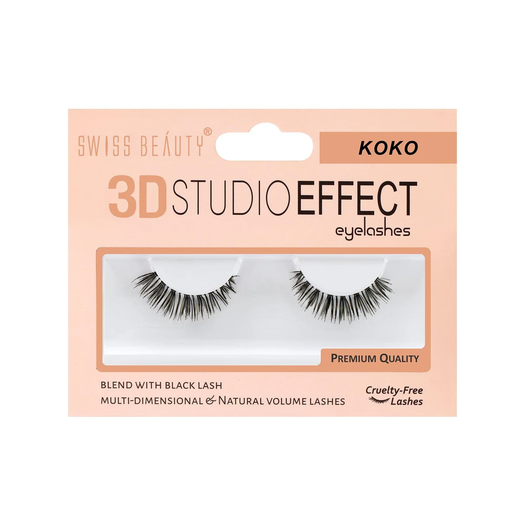 Swiss Beauty Eyelashes 3D Studio Effect SB EG01 Koko