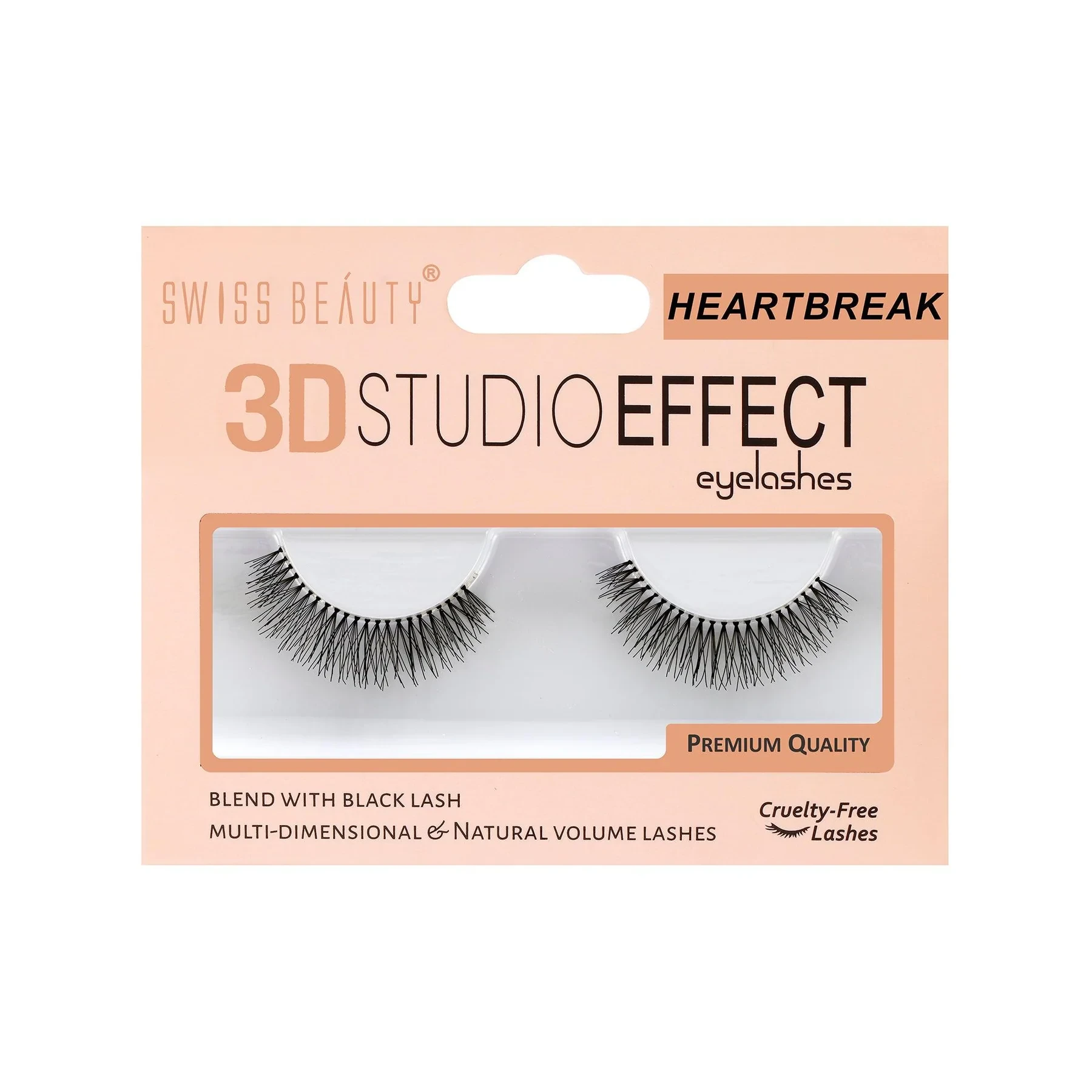 Swiss Beauty Eyelashes 3D Studio Effect SB EG01 Heart-Break