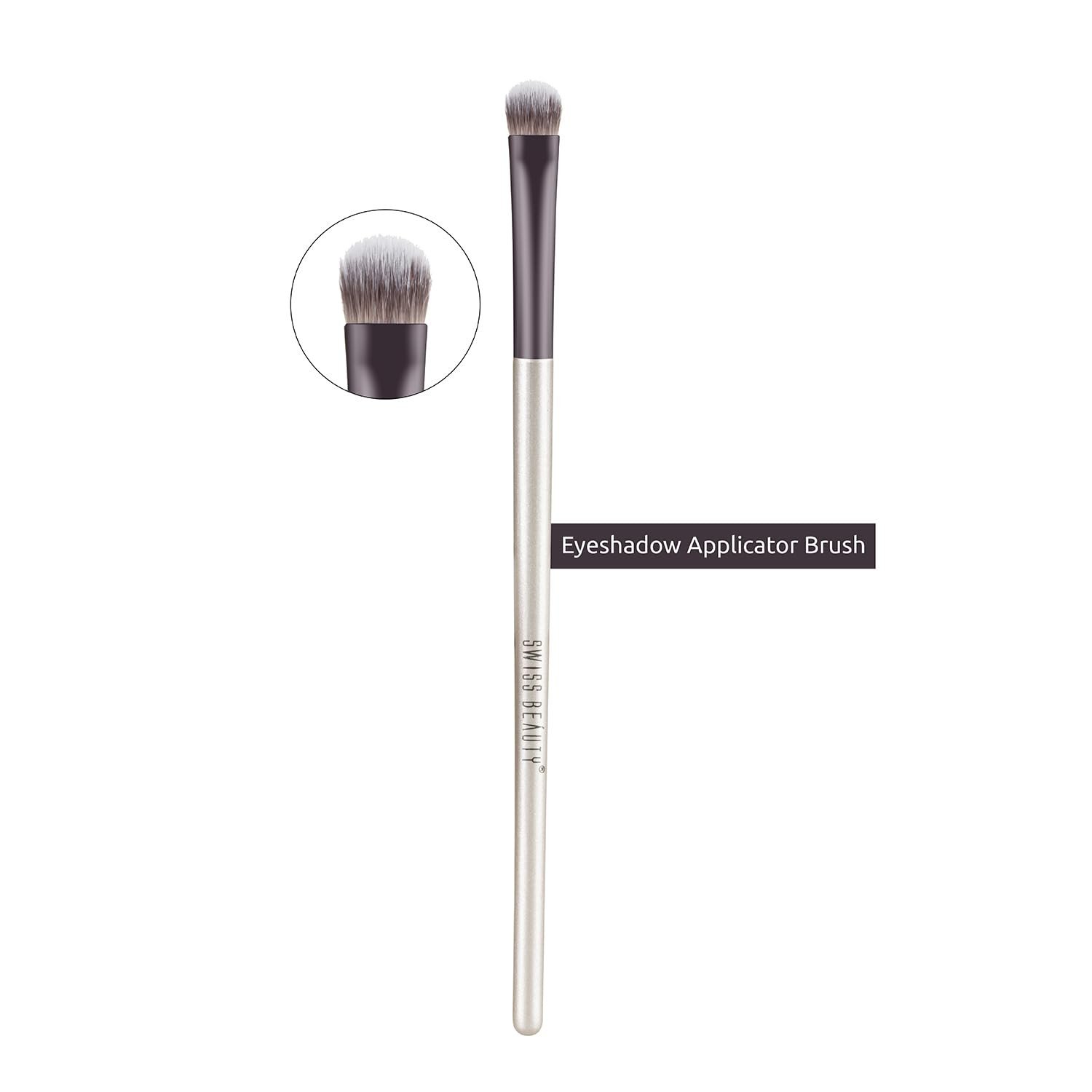 Swiss Beauty Eyeshadow Blending Brush with Soft and Synthetic Bristles For Eye Makeup (Pack of 1)