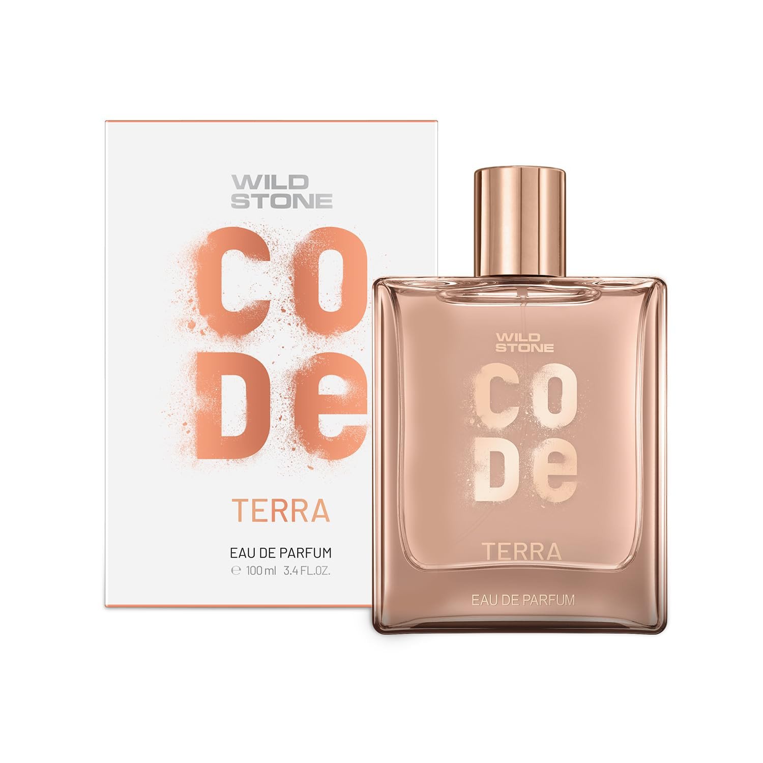 Wild Stone CODE Terra Eau De Parfum for Men, Luxury Long Lasting Fragrance for Classy, Mature and Sleek Personality|Premium Perfume for Men