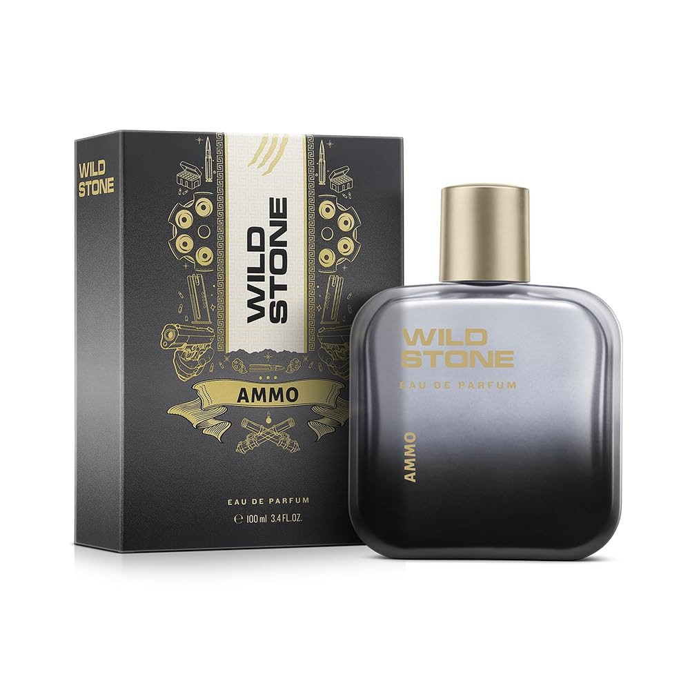 Wild Stone Ammo EDP Premium Perfume for Men, 100 Ml | Long-lasting Eau De Parfum | Spicy and Woody Best Perfume for Men | Create Magnetic Aura | Perfect Gift For Men