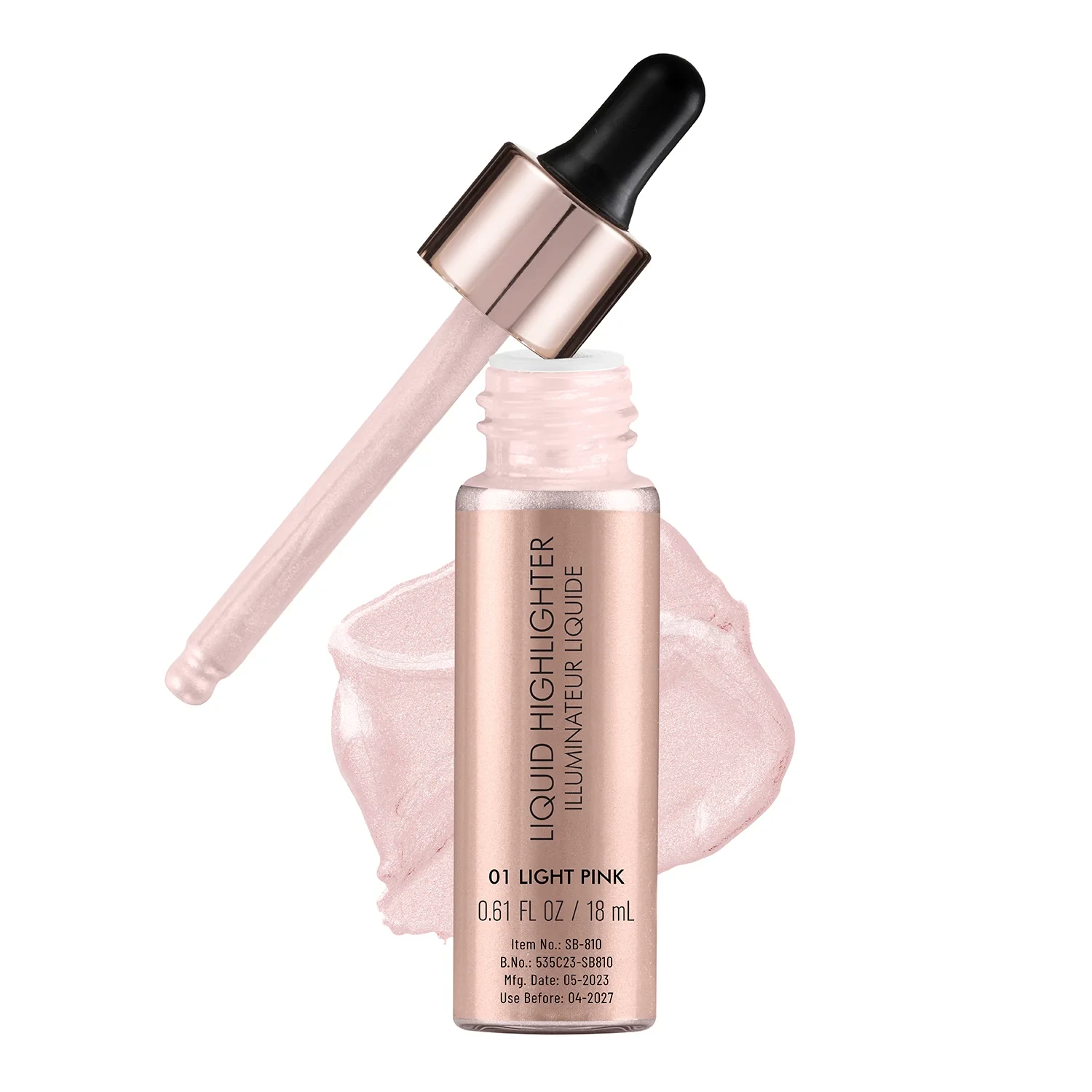 Swiss Beauty Drop & Glow Liquid Highlighter For Face Makeup | Illuminating Liquid Highlighter With Dewy Finish 18ml