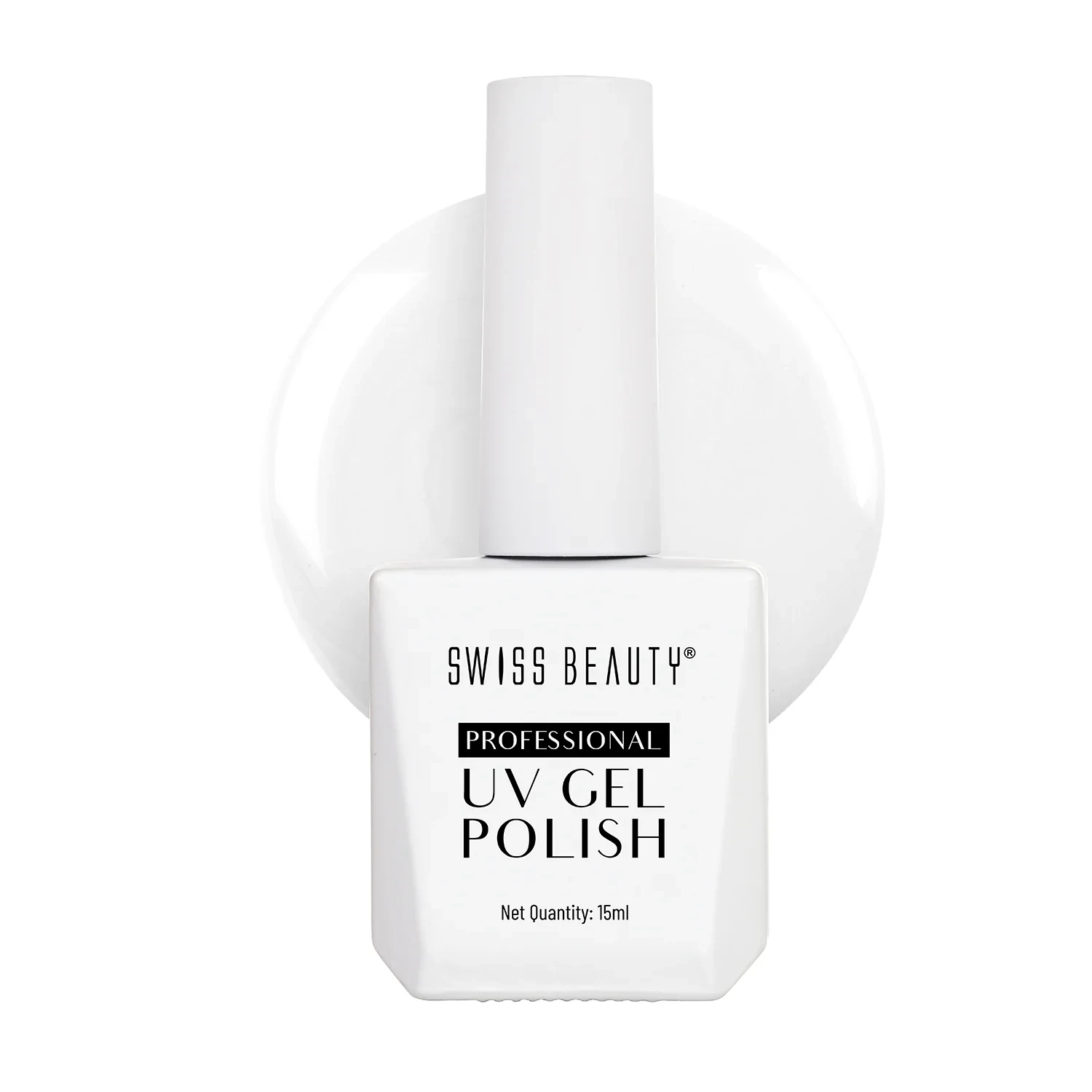 Swiss Beauty Professional UV Gel Nail Polish, Lasts Upto 21 Days, Super Glossy Finish, Non-Chipping, Non-Smudging, Quick Drying Nail Polish 15ML