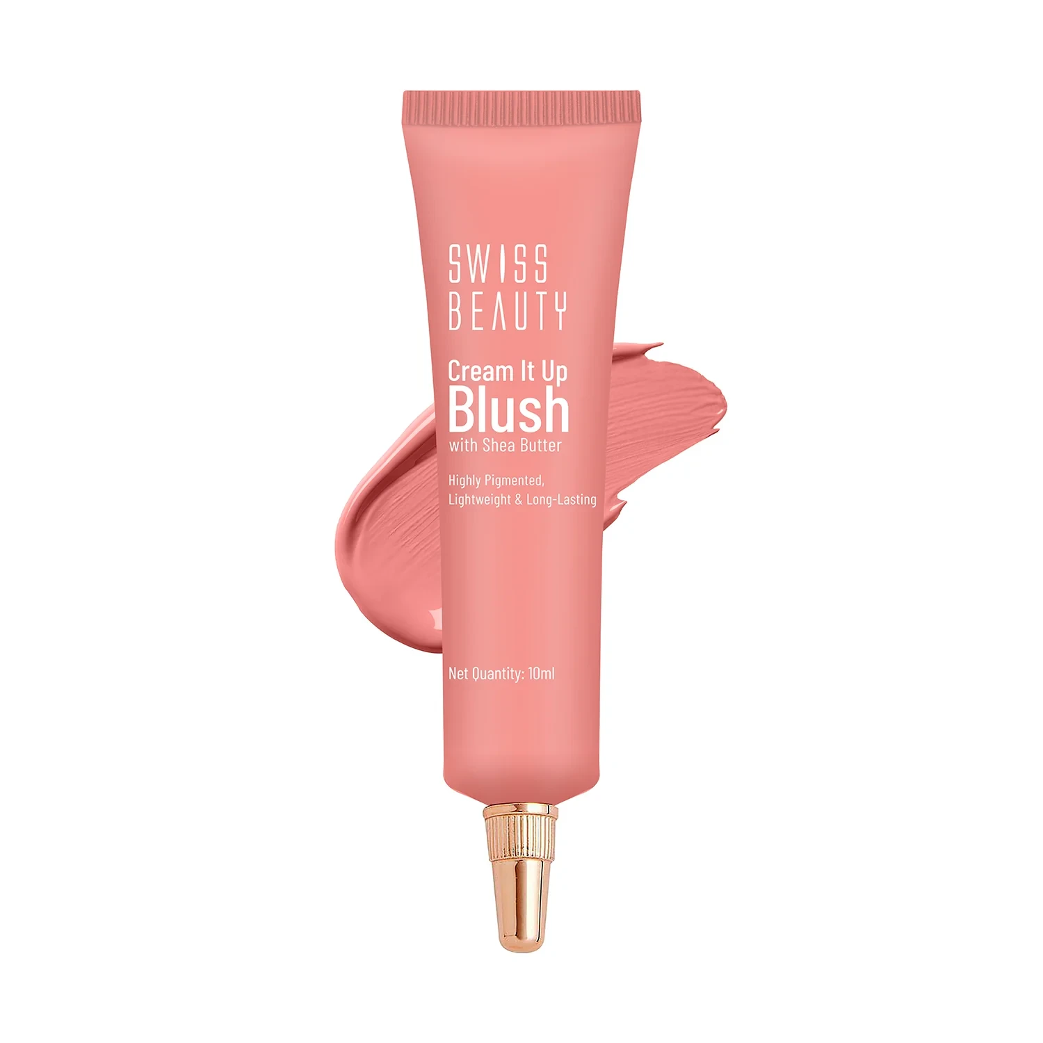 Swiss Beauty Cream It Up Blusher | Highly Pigmented | Long-lasting | Buildable & Blendable | All Skin Types 10ml