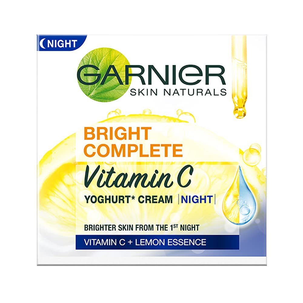 Garnier Bright Complete VITAMIN C YOGHURT Night Cream