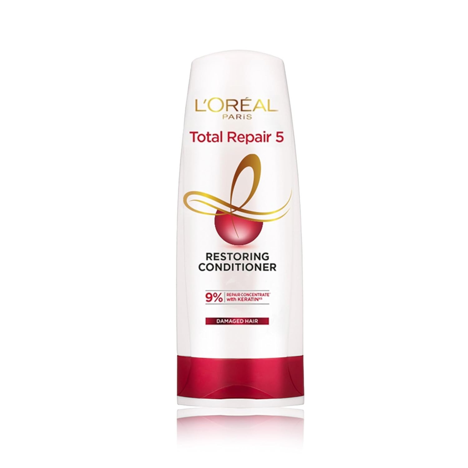 L'Oreal Paris Total Repair 5 Conditioner For Damaged Hair | Powered by Keratin XS Technology| Fights 5 Signs of Hair Damage- Frizz, Breakage, Dryness, Stiff Hair, and Split ends