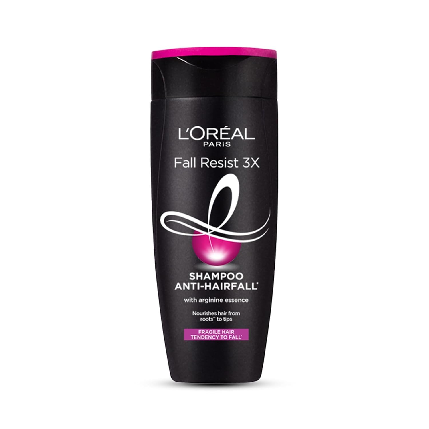 L'Oreal Paris Anti-Hair Fall Shampoo, Reinforcing & Nourishing for Hair Growth, For Thinning & Hair Loss, With Arginine Essence and Salicylic Acid, Fall Resist 3X