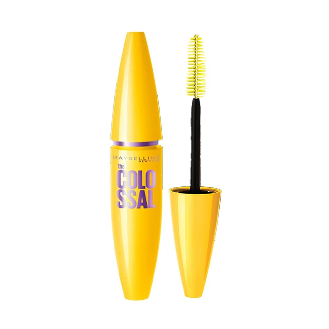 Maybelline New York Volume Express Colossal Mascara, Volumizing & Lengthening, Washable, Black, 10.7ml