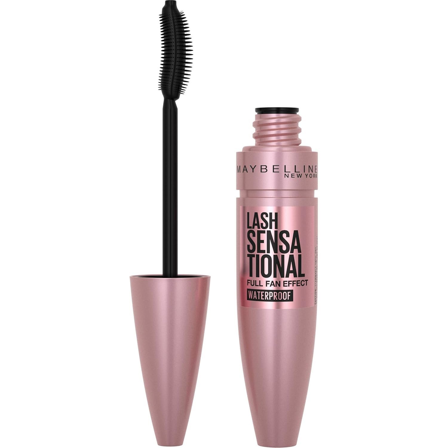 Maybelline New York Lash Sensational Mascara Waterproof, Very Black, 9ml