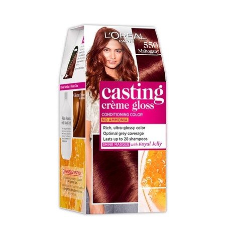 L'Oreal Paris Casting Creme Gloss Hair Color 550 Mahogany (87.5g + 72ml)