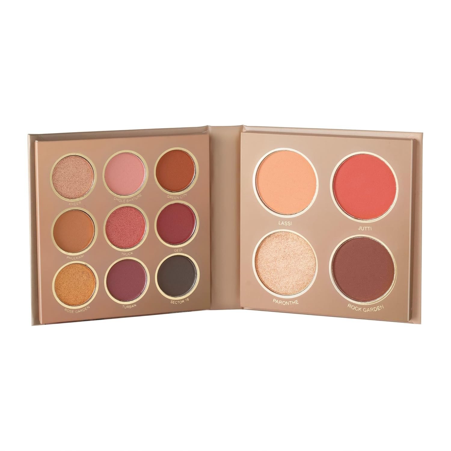 MARS The City Paradise Makeup Kit | Highly Pigmented and Blendable | 9 Eyeshadow Palette with 1 Highlighter, Blusher, Bronzer & Compact Powder each (16.0 gm) (Chandigarh)