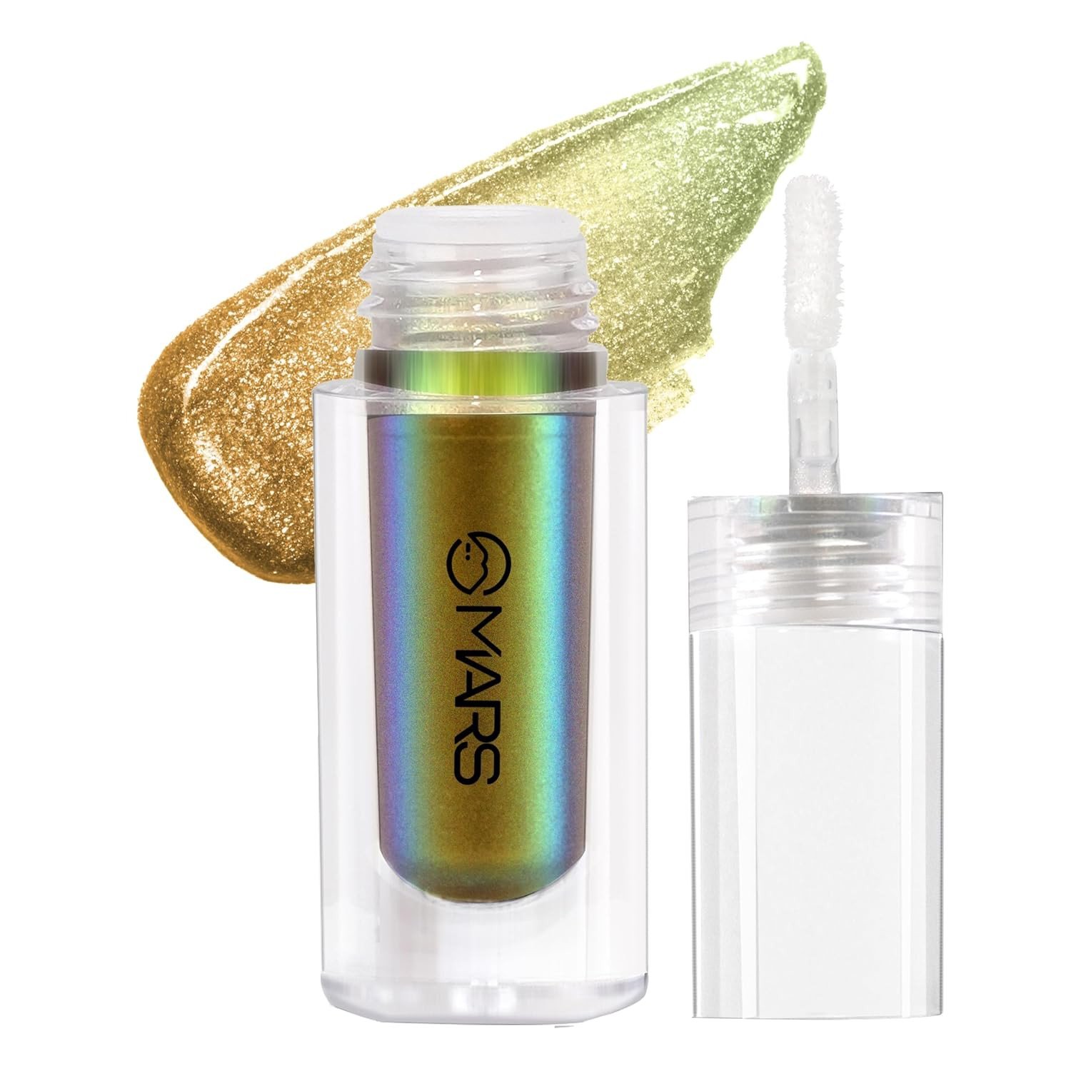 MARS Northern Lights Liquid Eyeshadow With Dual-Tone Chrome Effect | Liquid Shimmer | One Swipe Pigmentation | Smudge Proof | Light Weight Formula | (1.8ml)