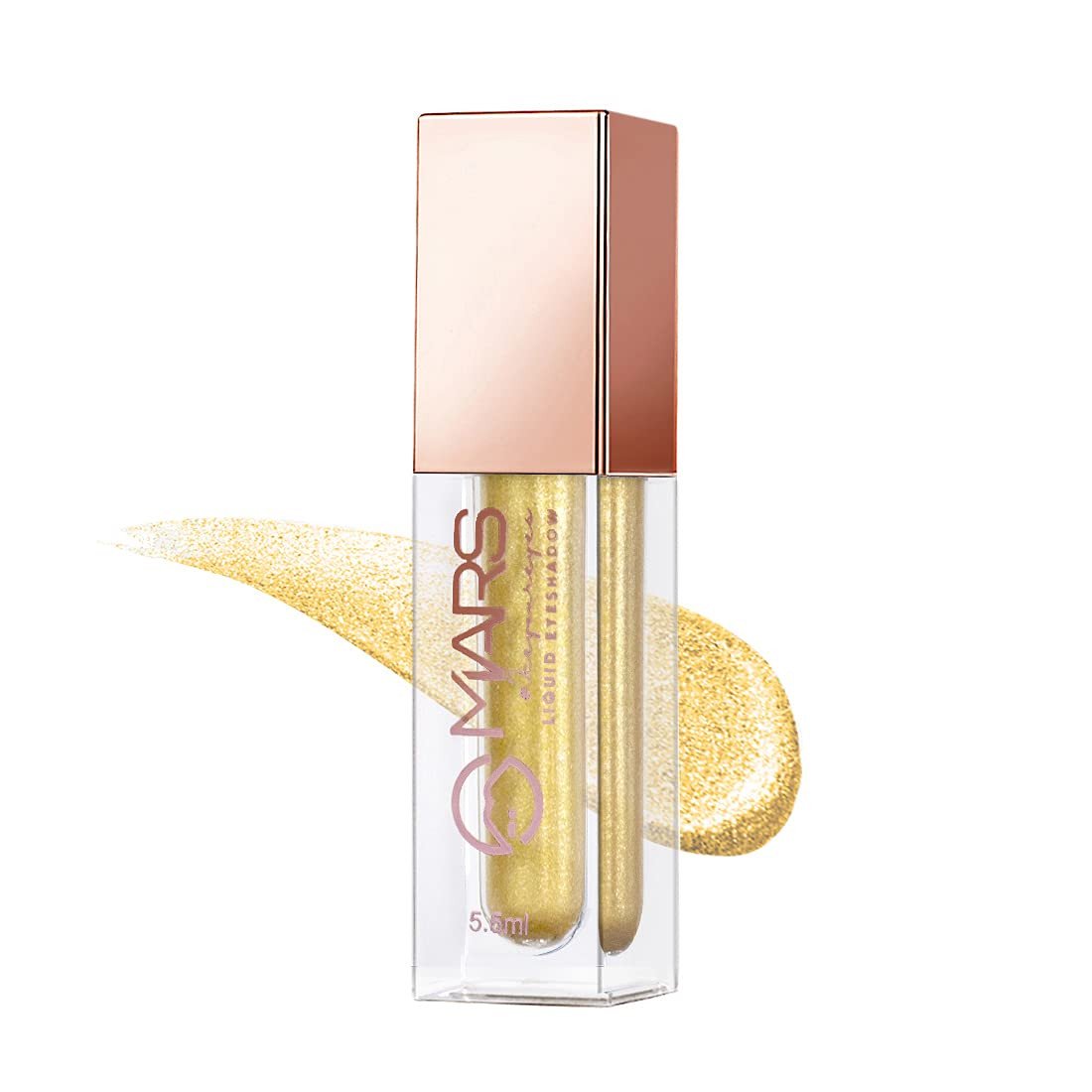 MARS Metallic Liquid Glitter Eyeshadow | Waterproof & Highly Pigmented | Smooth Glide Formula (5.5ml)