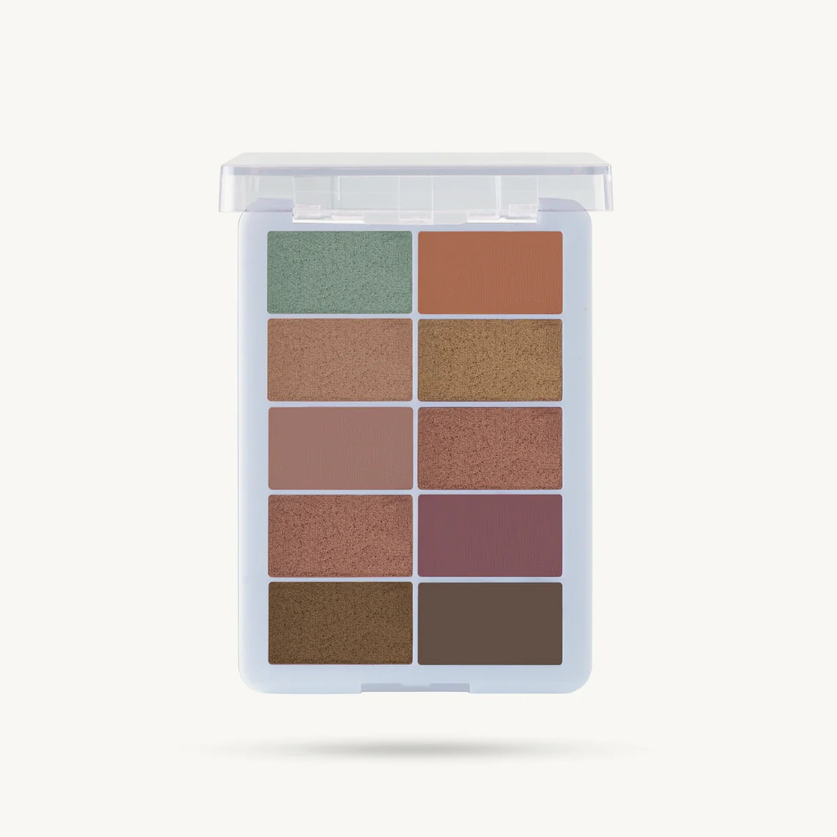 MARS 10 Beautiful Shades Shimmer-Matte Eyeshadow Palette Powder 10Gm