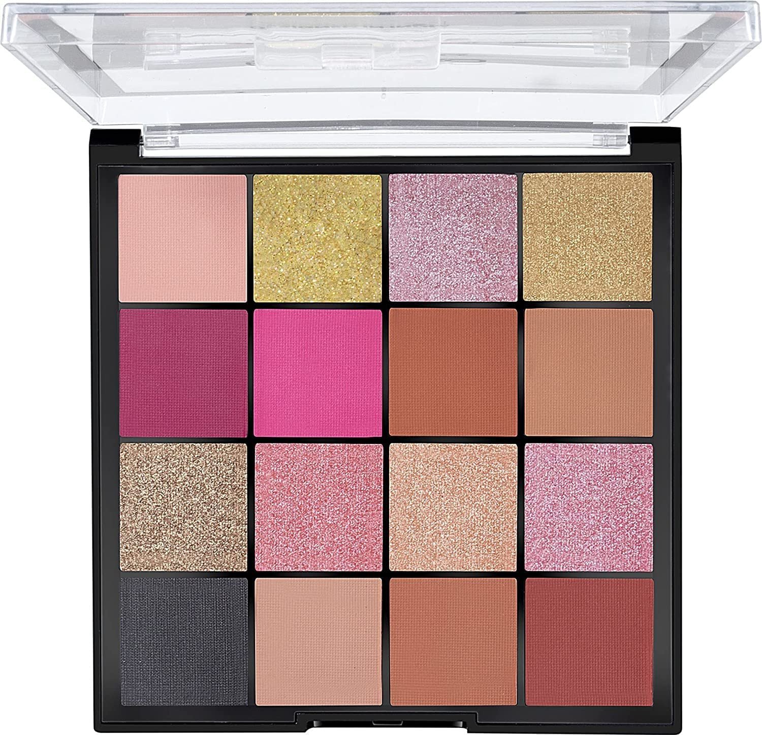 MARS Highly Pigmented Mesmereyes Smoky Eyes, 16-Color Eyeshadow Palette | Multicolor | Matte Finish | Shimmery Eye Shadow Palette | (20.8 G)