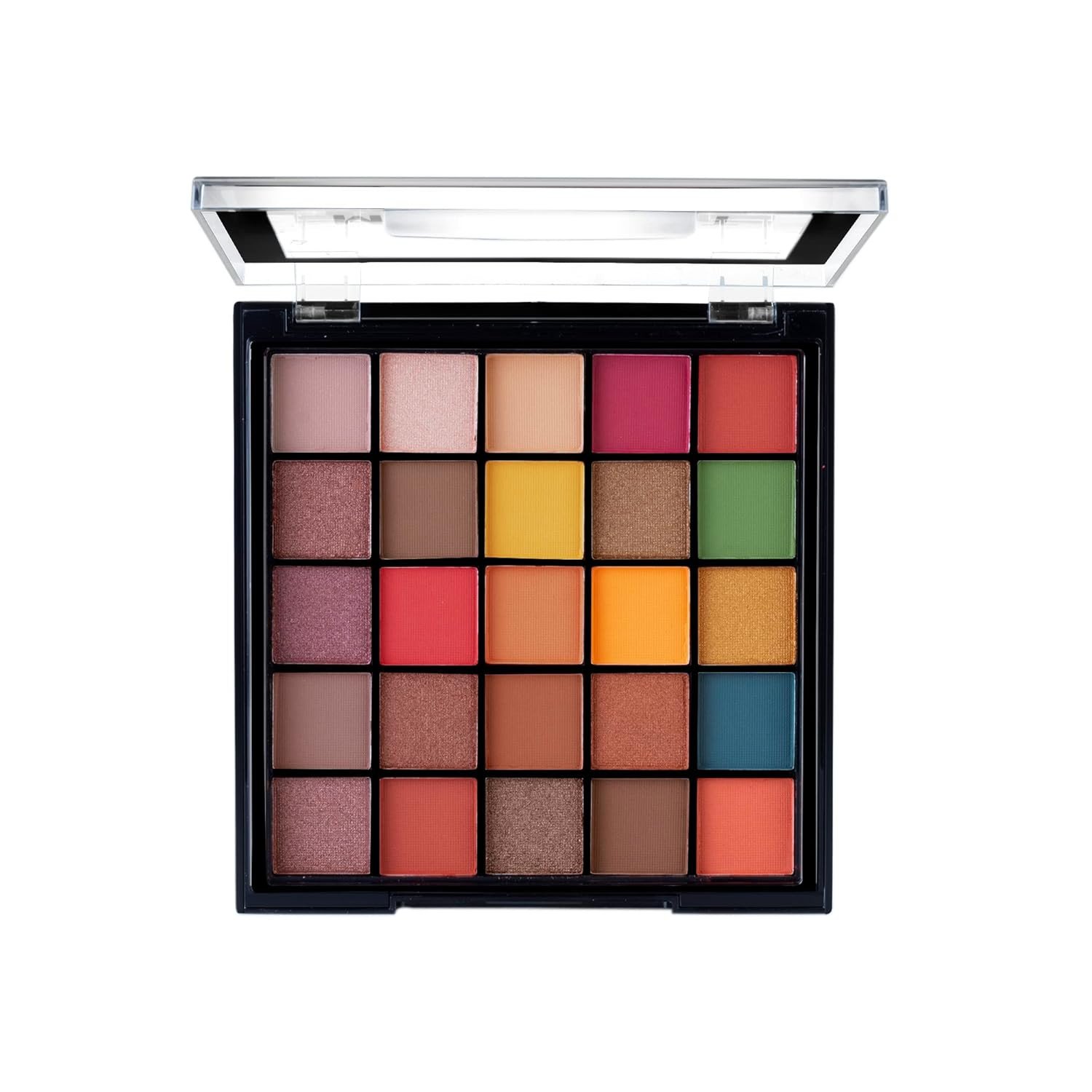 MARS Makeup Kit For Women - 25 Shades Eyeshadow Palete With Blush, Highlighter, Bronzer & 7 Shades Lip Palete With Dual Applicator For Lipstick & Eyeshadow| (40 Gm)