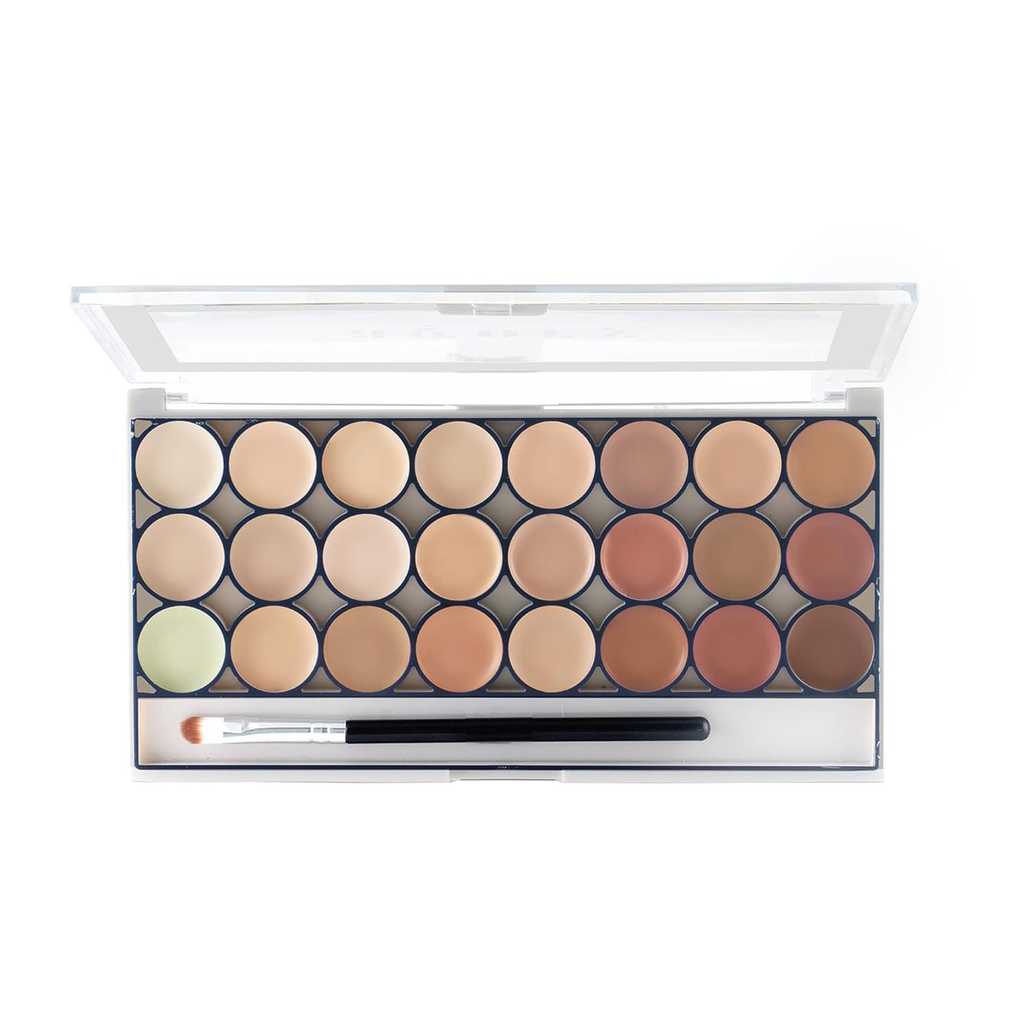 MARS 24 Shade Agory Cream Contour Palette with Brush | Easy to Blend Contour Kit for Women (70.0 gm)