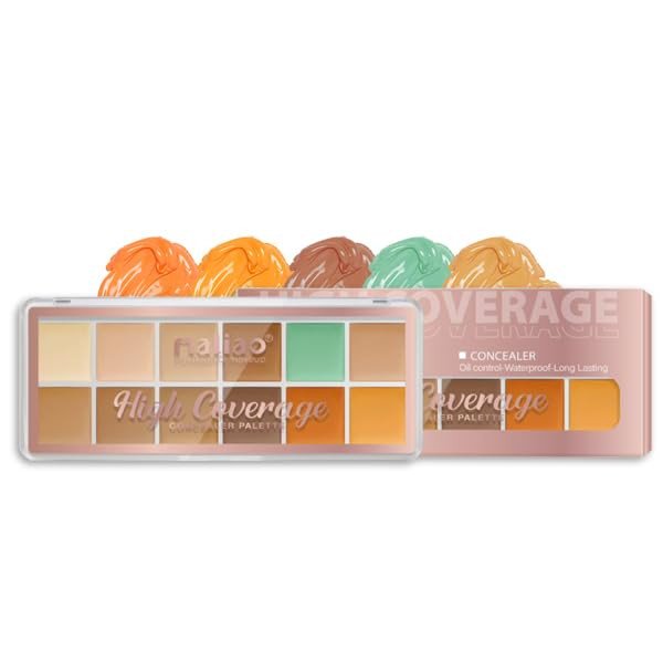 Maliao High Coverage Concealer Palette - Oil Control, Waterproof, Long Lasting M447