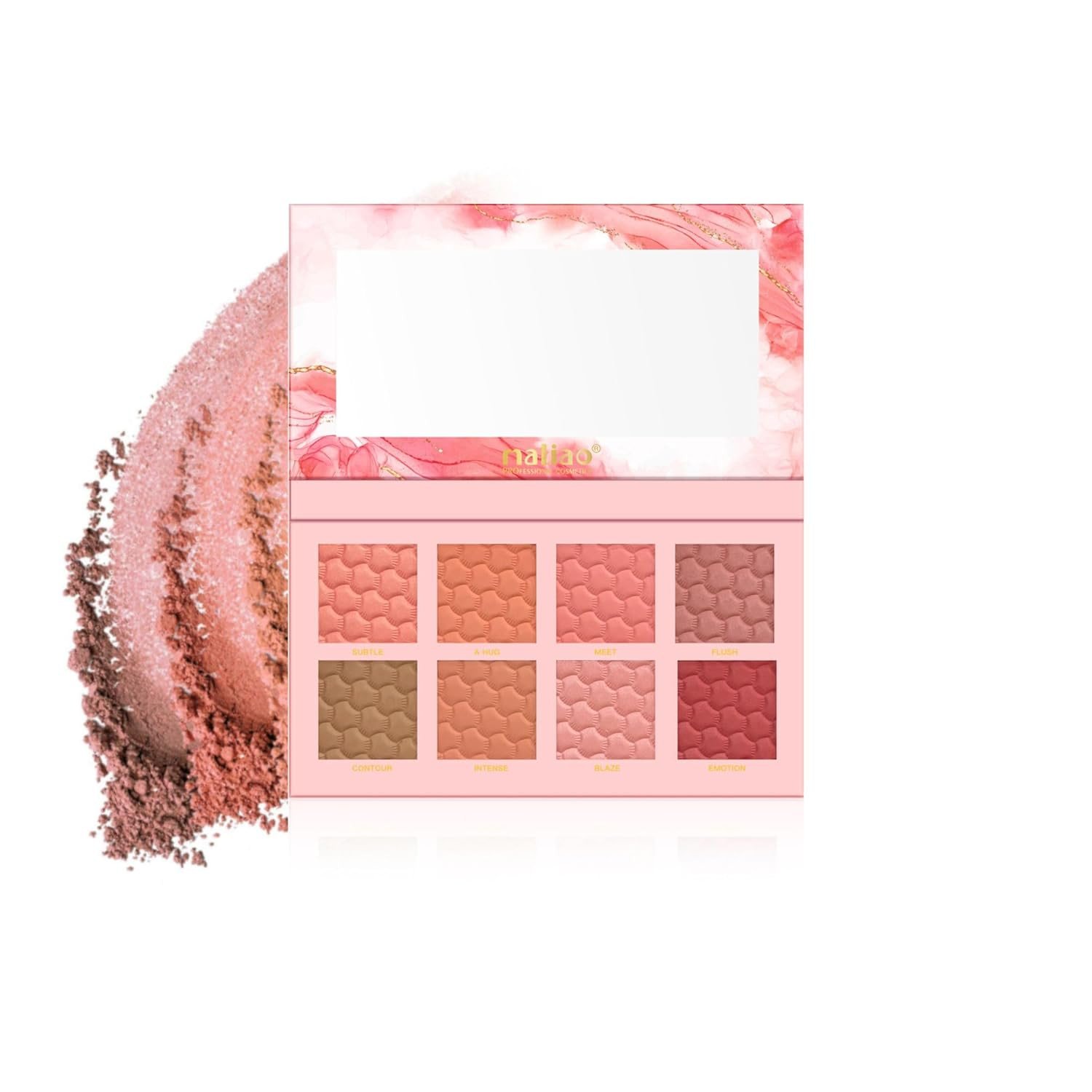 Maliao Cheese 8 Colors Contour & Blush Palette - Sculpt, Define, Glow