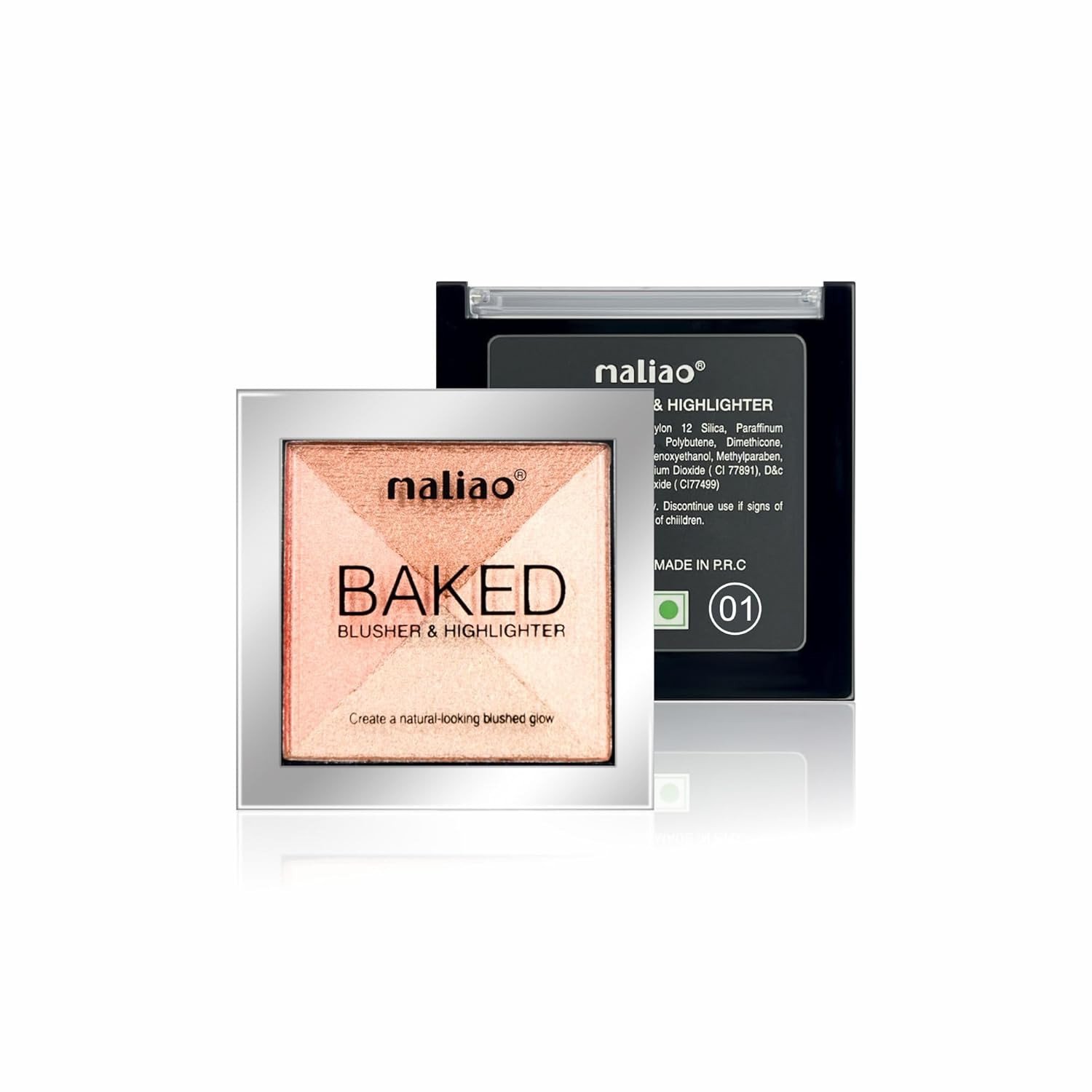 Maliao Baked Blusher & Highlighter - Glow with Radiant Elegance