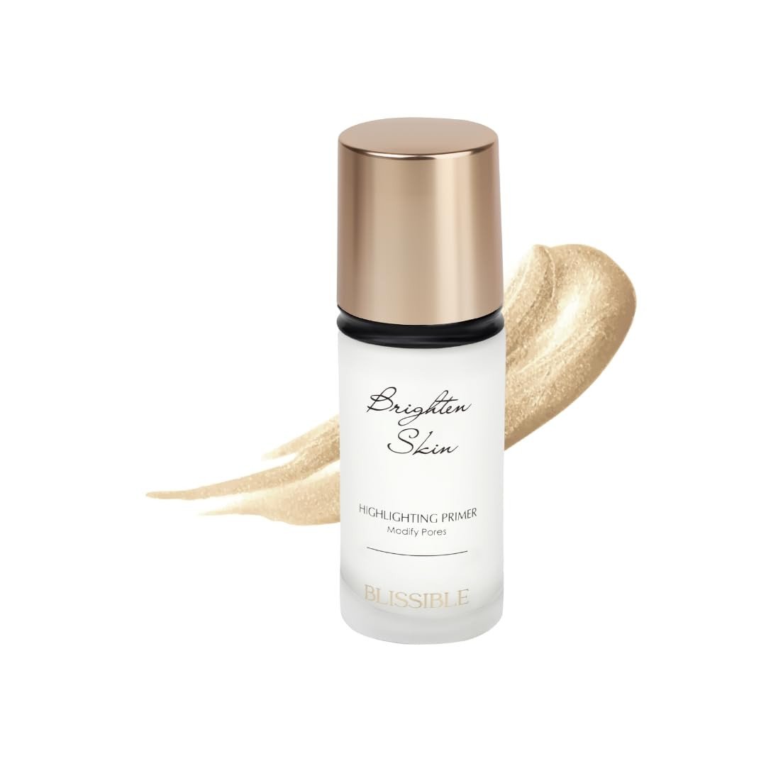 Blissible Natural Dewy Look Highlighting Primer - Brightens, Softens, Moisturizes, Long-Lasting, 40ml