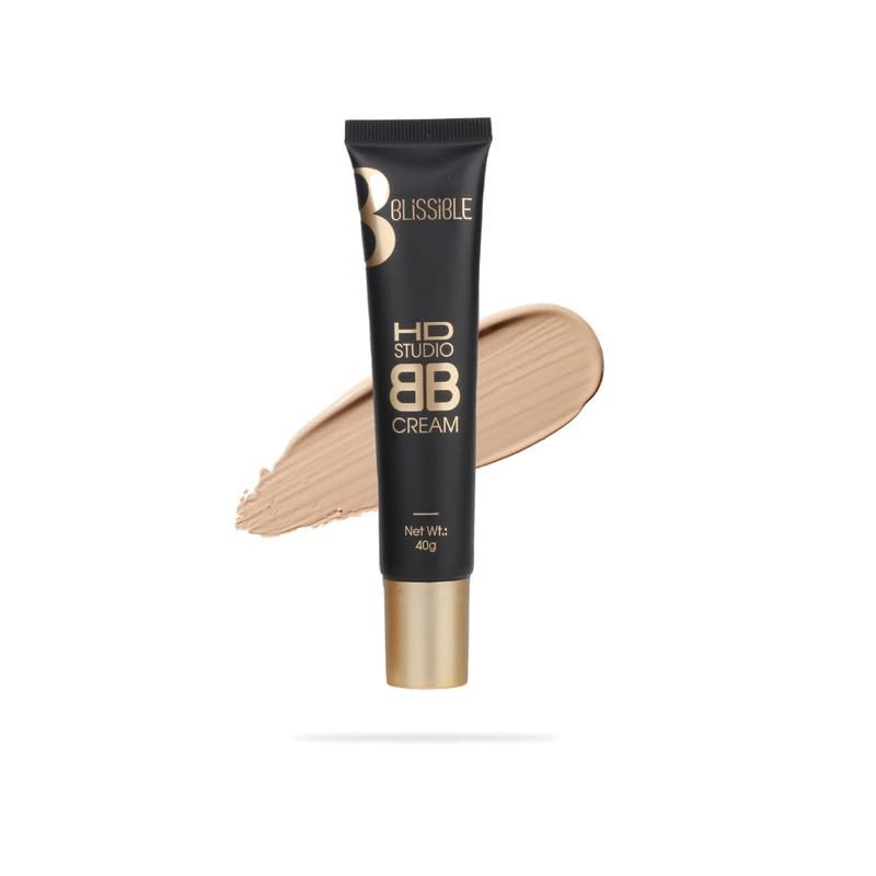 Blissible Natural-Looking HD Studio BB Cream - Skin Highlighting, Even Tone, Natural Glow, Long-Lasting 40gm