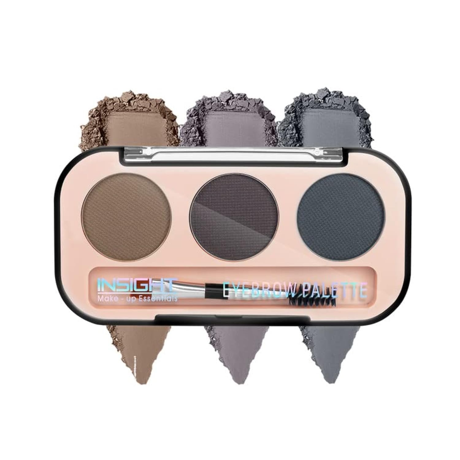Insight Cosmetics Eyebrow Palette |Travel-Friendly Eyebrow Palette With Blendable Colors For Face Makeup, 6 gm