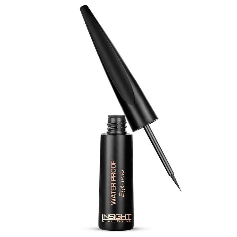 INSIGHT Cosmetics Waterproof Glossy Eye Ink Eyeliner | Quick Drying| Waterpoof| Super Pigmented Gel, 6.5Gm