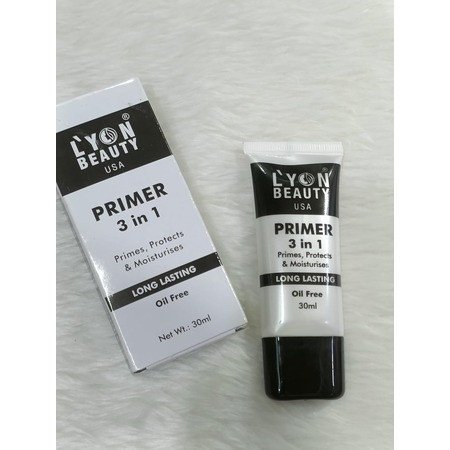 LYON Beauty Primer 3 in 1, Primes, Protects & Moisturises, Long Lasting, Oil Free, 30ml