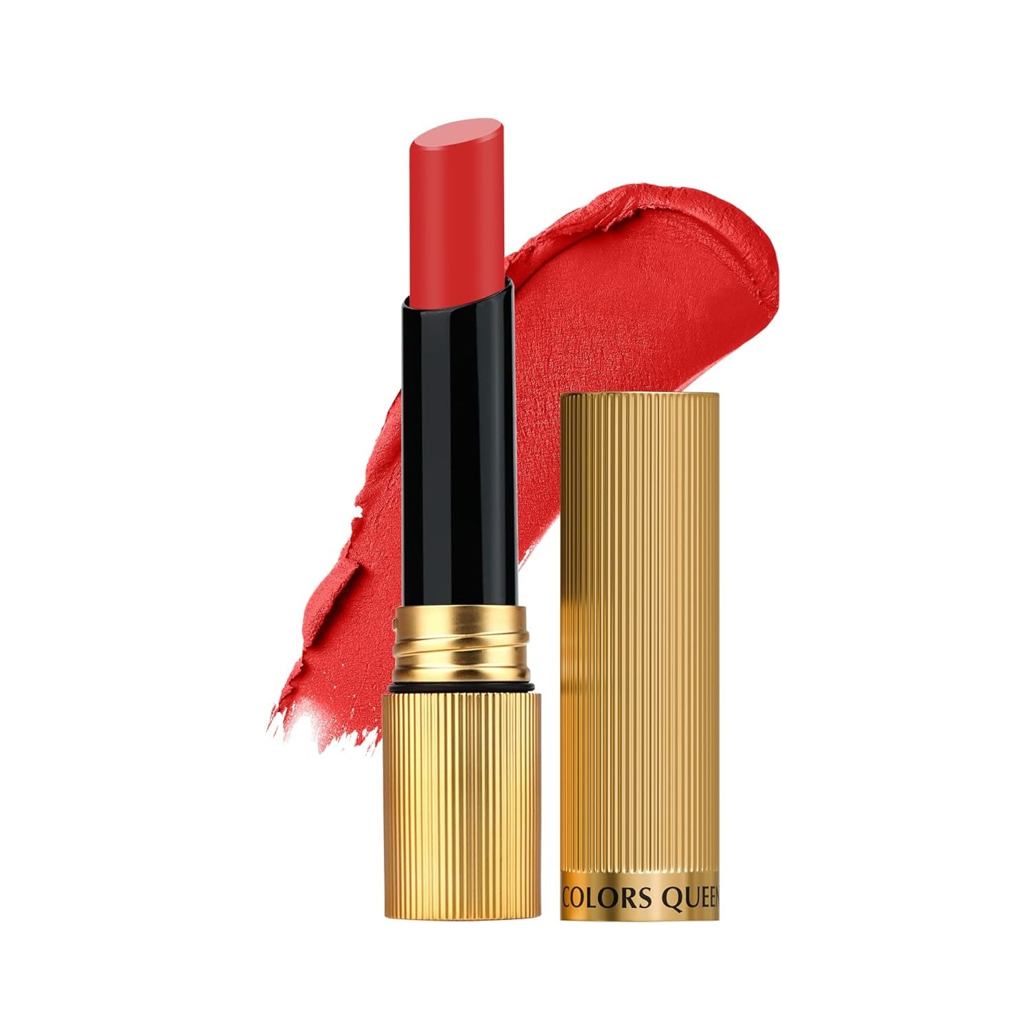 Colors Queen Hold Up Full Day Non-Transfer Matte Lipstick | Long Lasting and Weightless Formula | Intense Color Pay Off | Waterproof Lipstick for Women 4g