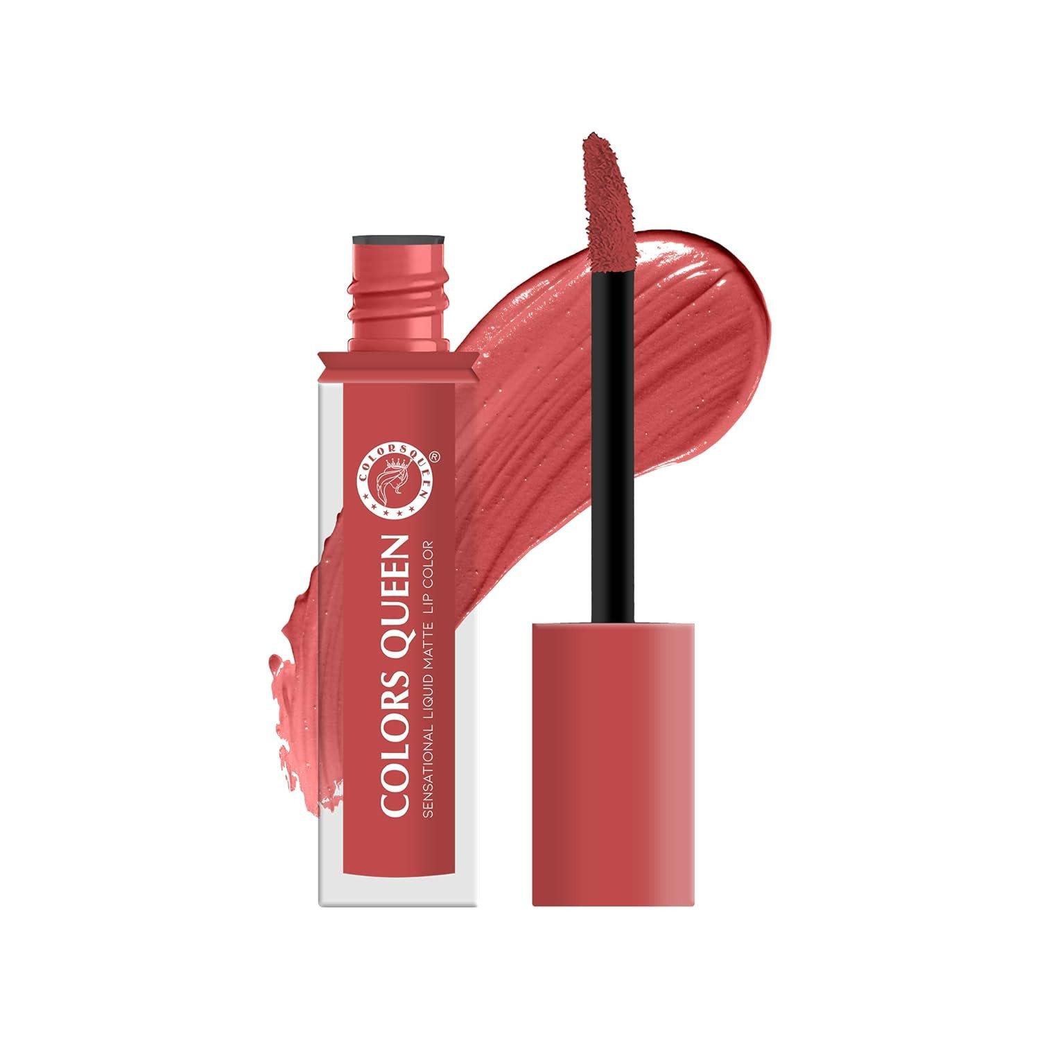 Colors Queen Sensational Liquid Matte Lipstick - 7g | Long Lasting, Fade & Transfer Proof Lipstick | Highly Pigmented, Water & Smudge Proof Liquid Lipstick for Women
