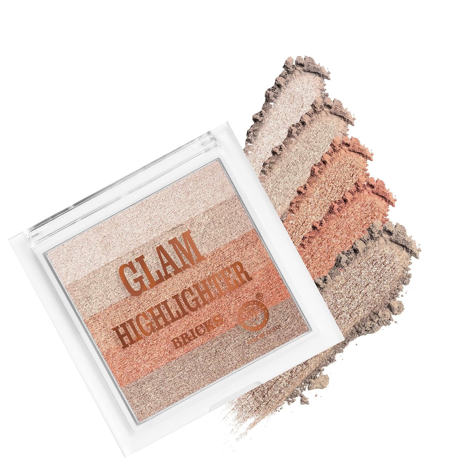 Colors Queen Glam Highlighter for Face Makeup | Highlighter Makeup | Multi-Color Highlighter Palette 12g