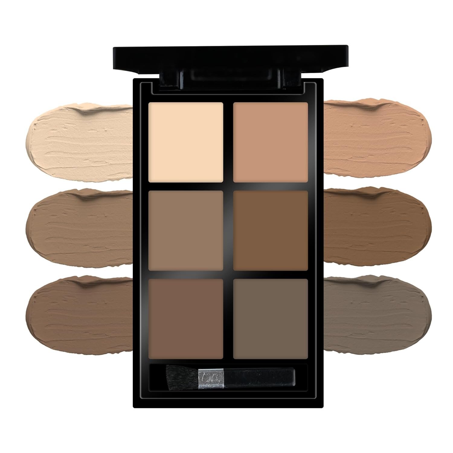 Colors Queen Contour & Bronzer Palette | Matte Finish & Long Lasting Formula | Easy to Blend, Creamy Texture, Lightweight Contour and Bronzer Palette for Face Makeup 17g