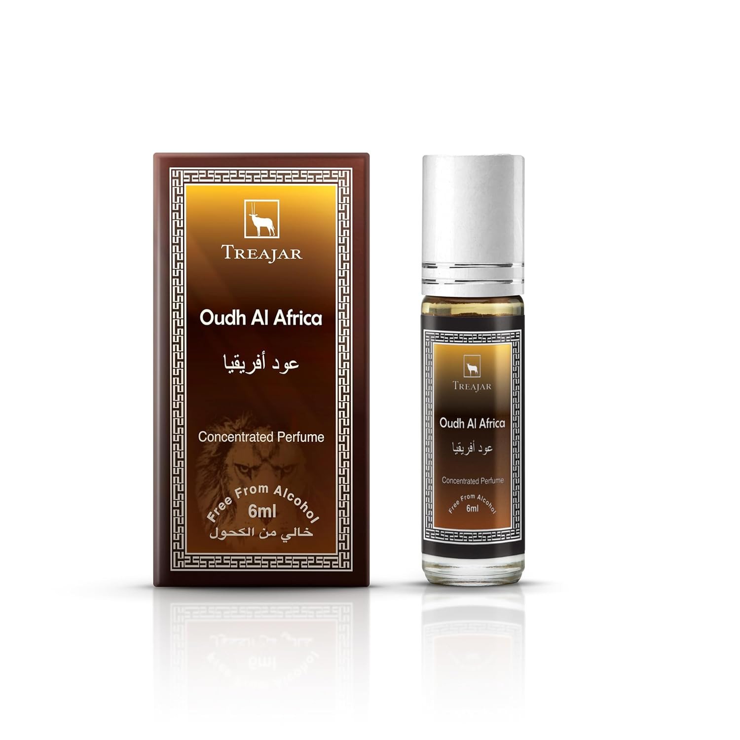 Treajar Concentrated Attar perfume Oil (Roll on) - Oudh Al Africa, 6ml