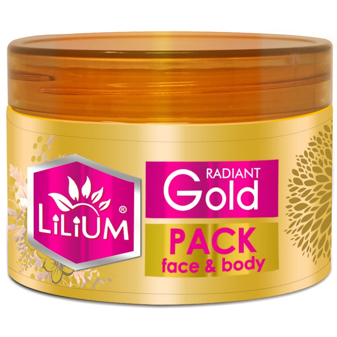 Lilium Herbal Gold Pack 250ml, Paraben-Free and Herbal Infusion