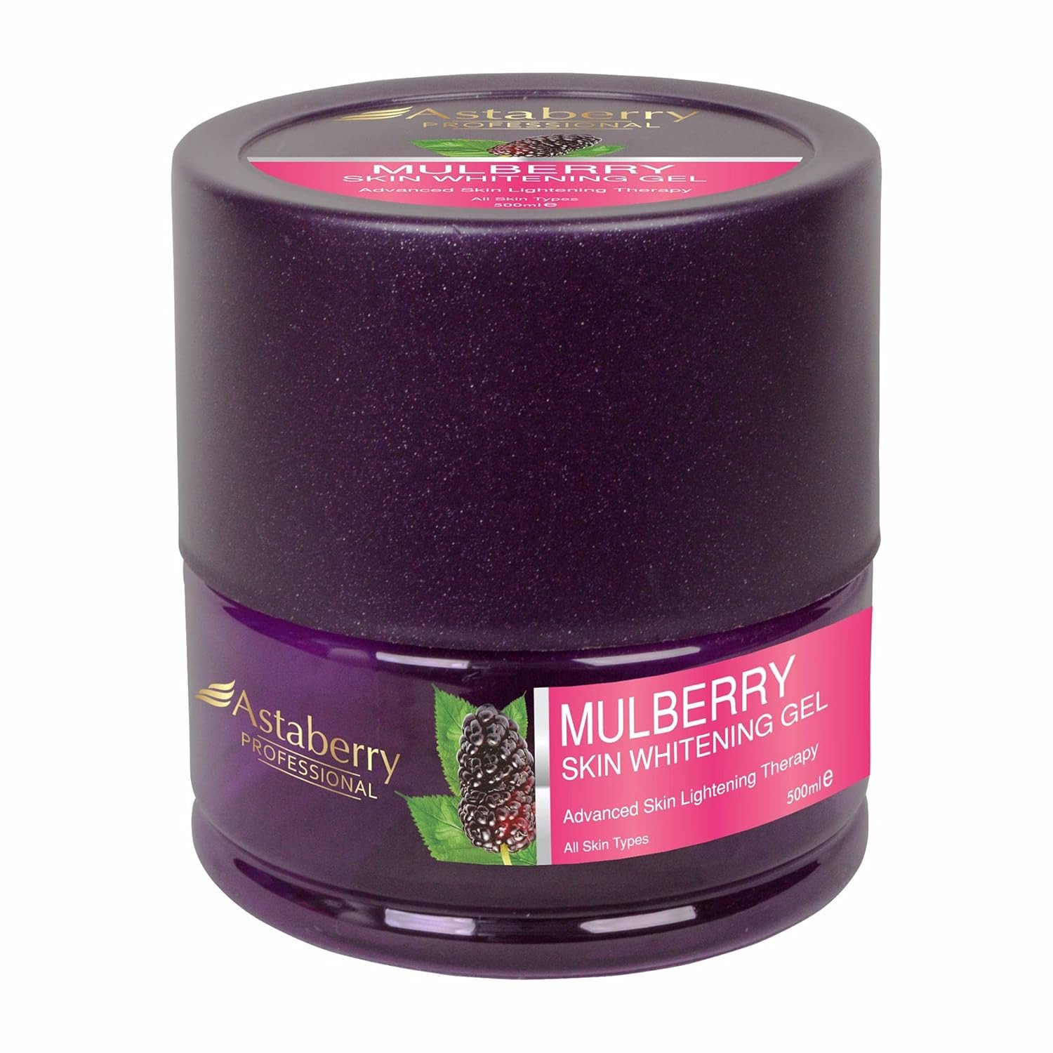 ASTABERRY Professional Mulberry Skin Whitening Gel 500ml- Advanced Skin Lightening Therapy | Decreases melanin pigmentation | Removes blackheads & blemishes