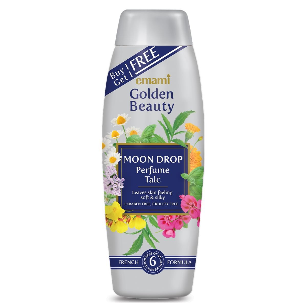 Golden Beauty Emami Moon Drop Talc, Buy 1 + 1 , 100g