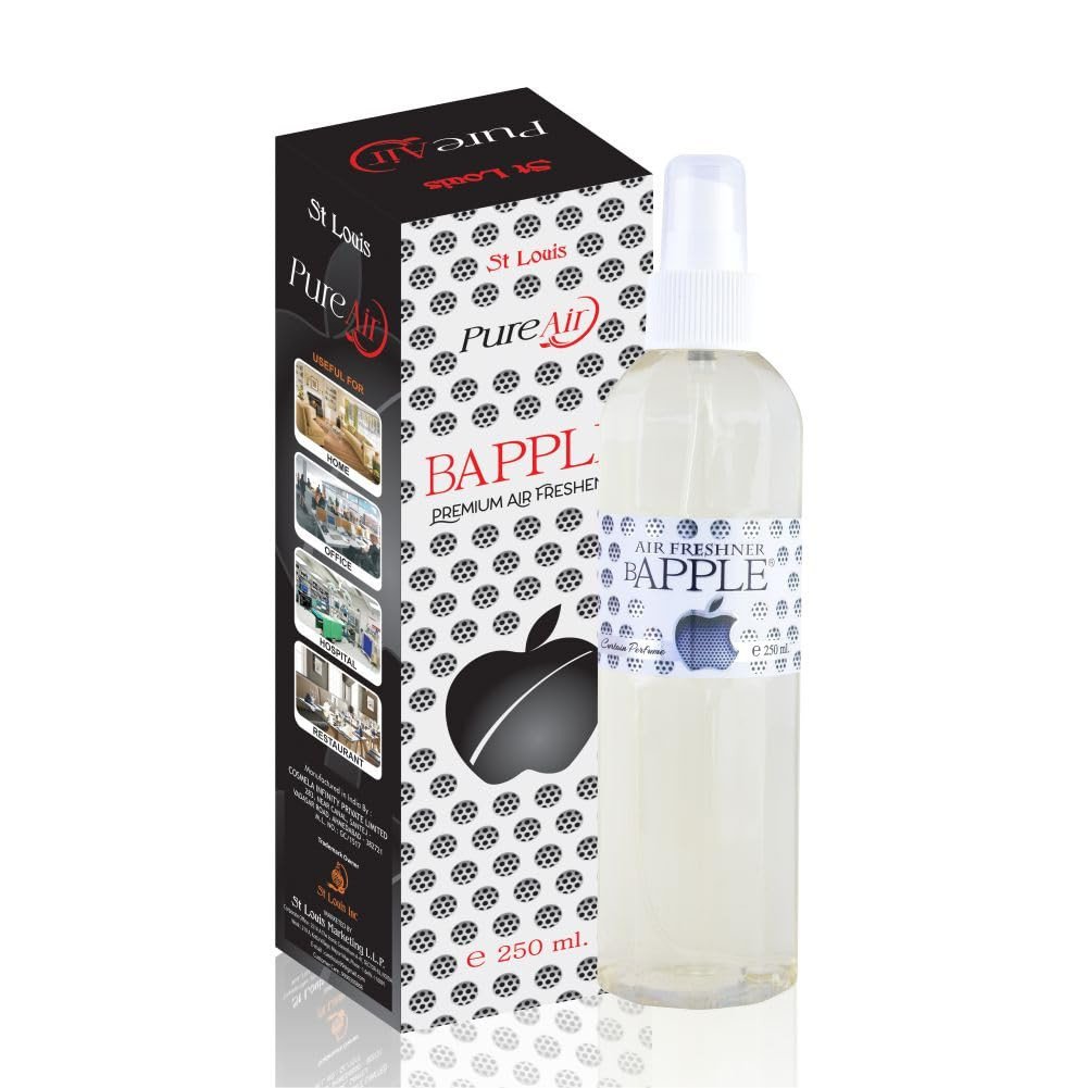 St Louis Air Freshener Bapple Room Freshener 250ml | Long-Lasting Air Freshener for Home Air Fresheners Spray Nature Inspired Fragrance for Home & Office | Long Lasting Fragrance