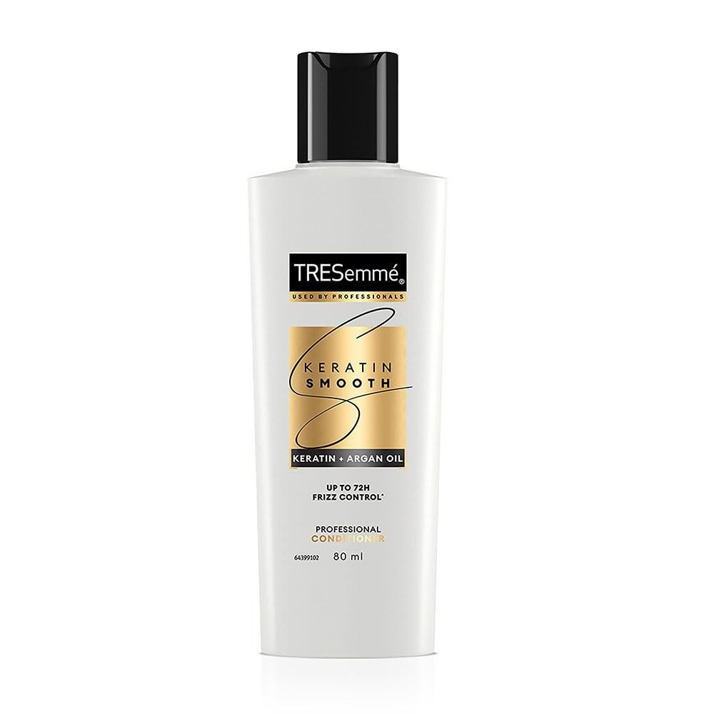 TRESemme 80ml Keratin Smooth Conditioner - Frizzy, Chemically Treated, Argan Oil