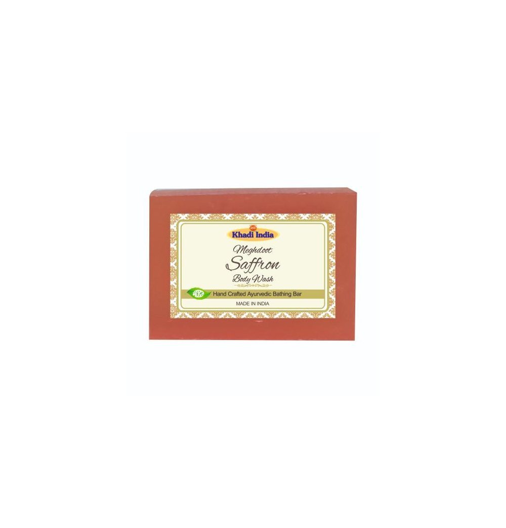 Khadi Meghdoot Saffron Bodywash Soap 125gm
