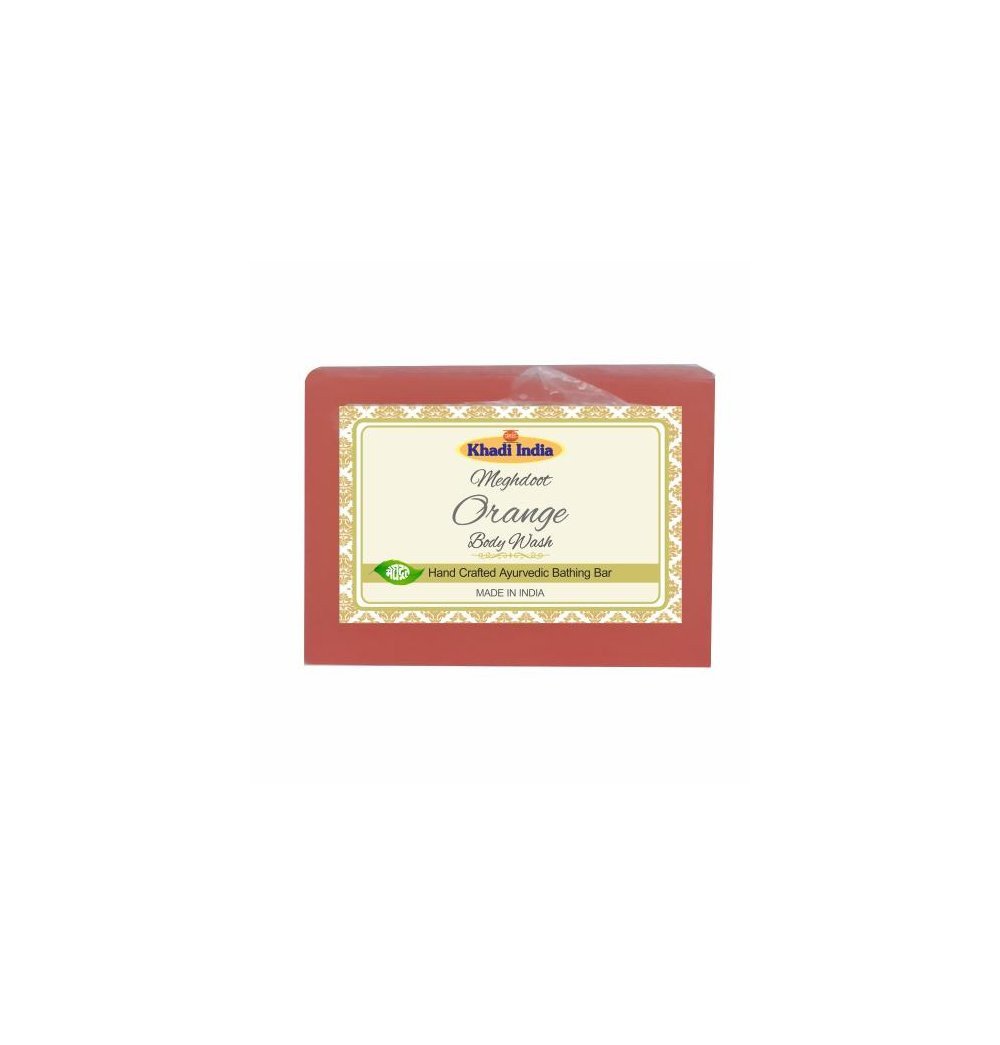 Khadi Meghdoot ORANGE Bodywash Soap 125gm