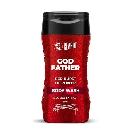 Beardo Godfather Body Wash for Men, 200ml | Powerful and Energising Bodywash for Men | Luxurious Lather and Refreshing Shower Gel | Goodness of Licorice Extract for Long Lasting Fragrance